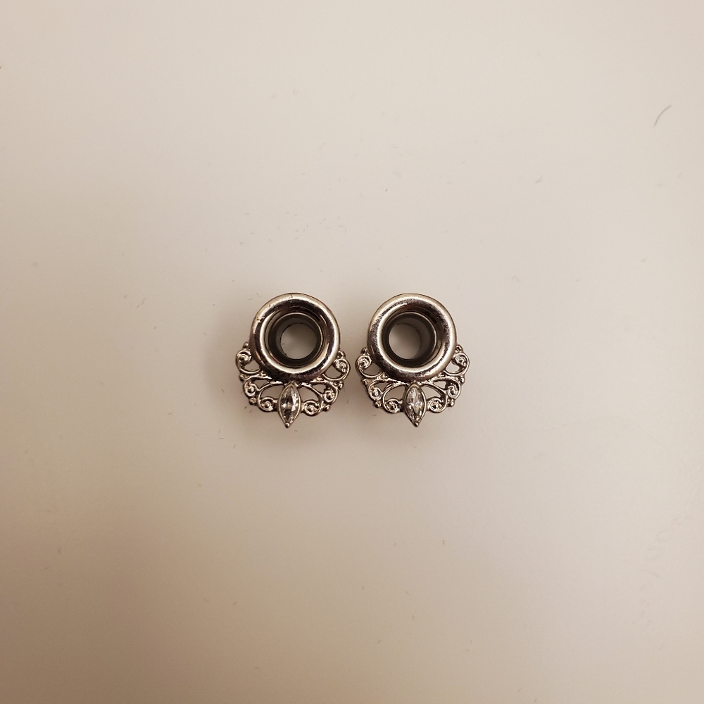 NWOT Fancy Stainless Steel Tunnels 2g